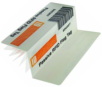 An example of a modern RFID tag.
