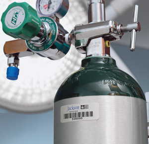 asset tagging oxygen tank