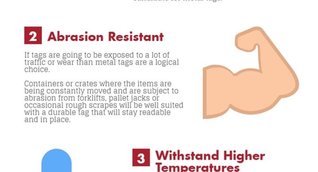 When to use metal asset tags