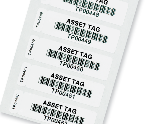 Two-part asset tag