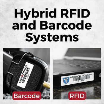 Hybrid BarcodeRFID System for Rental Companies