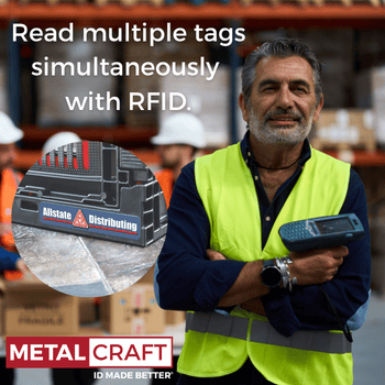 Read multiple tags simultaneously with RFID.